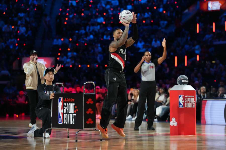 Damian Lillard bei seiner Spezialdisziplin