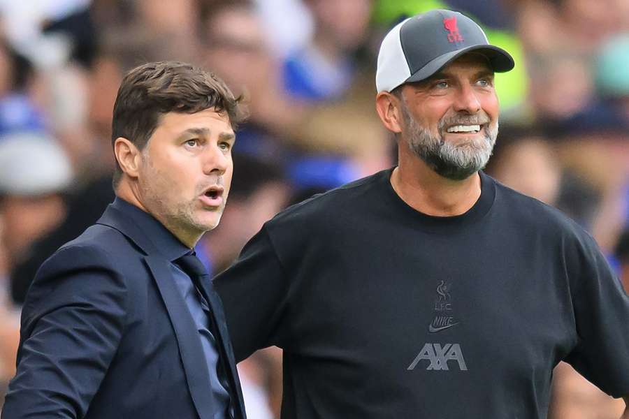 Pochettino en Klopp afgelopen augustus