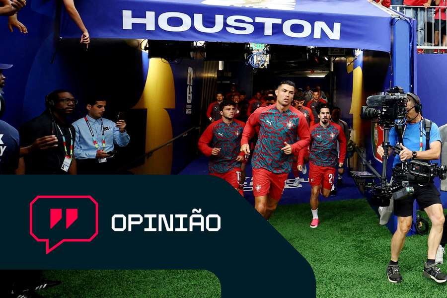 Cristiano Ronaldo antes do Portugal-Congo