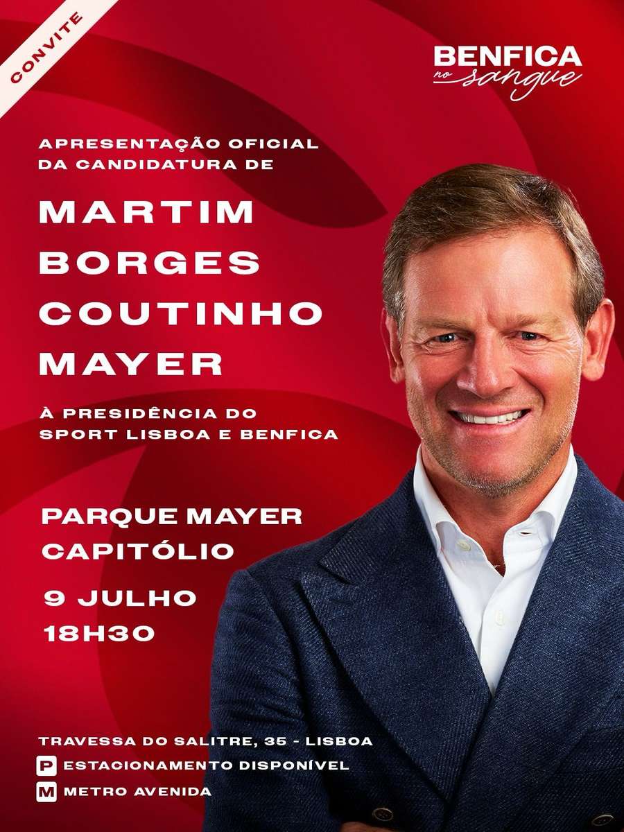 Evento de oficialização da candidatura