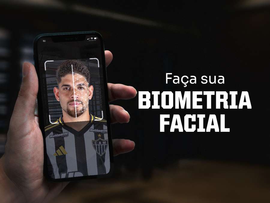 A campanha do Atlético-MG para o cadastro da Biometria Facial