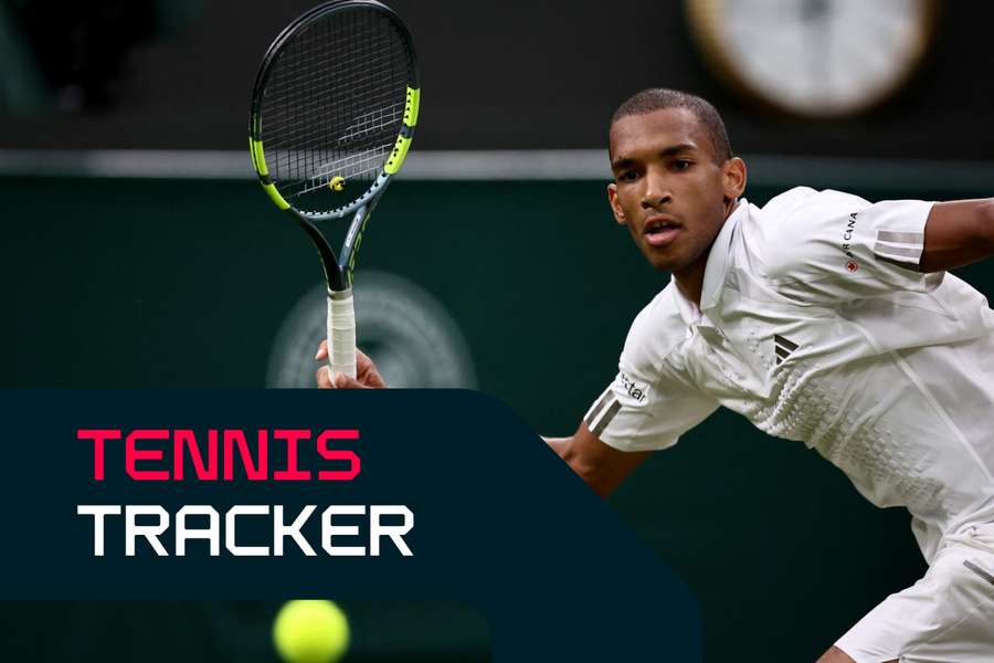 Auger-Aliassime is in third-round action today