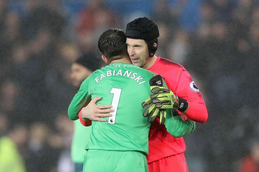 Lukasz Fabiański byl hostem Petra Čecha.