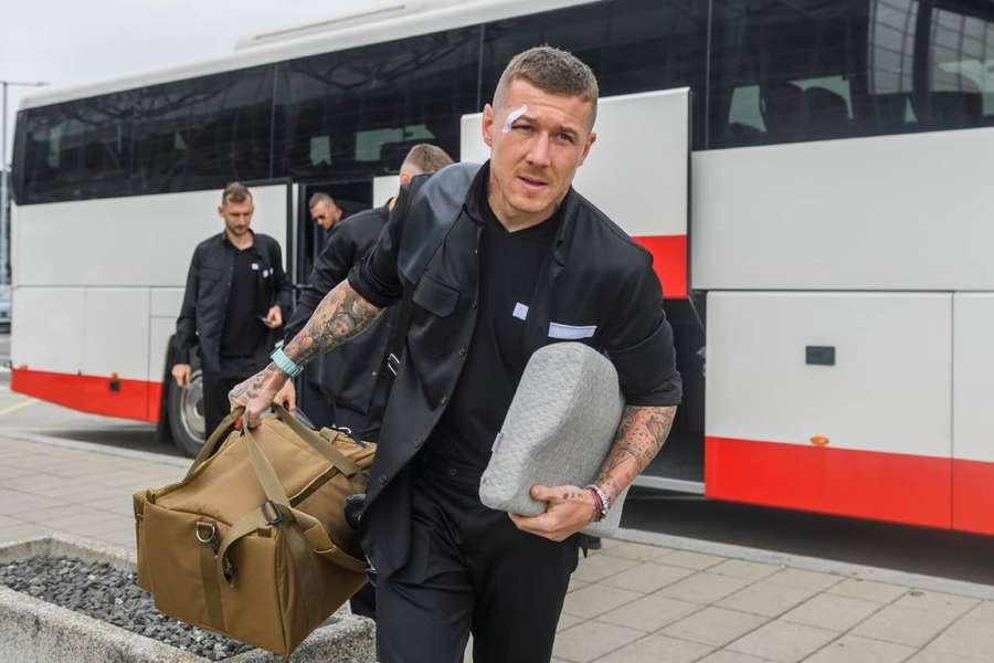 Juraj Kucka pred odletom do Nemecka.