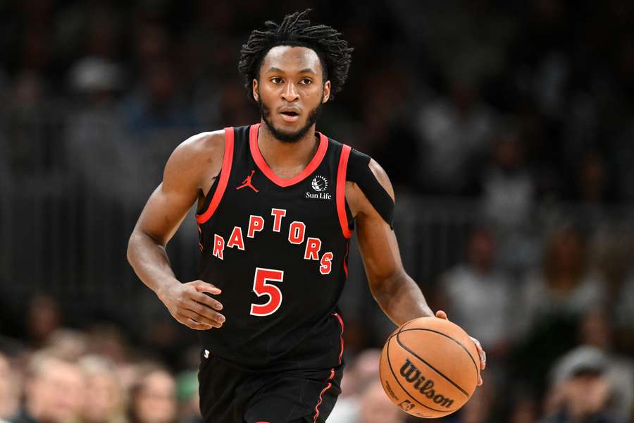 Toronto's Immanuel Quickley in action Toronto's Immanuel Quickley in action