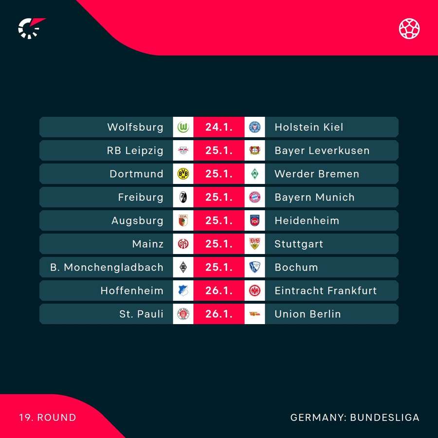Bundesliga fixtures