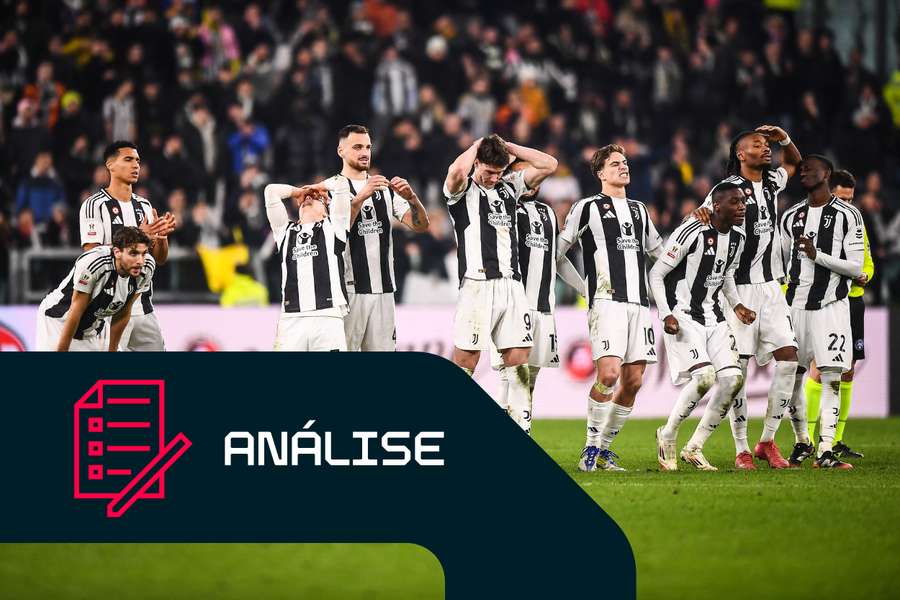Jogadores da Juve desiludidos 