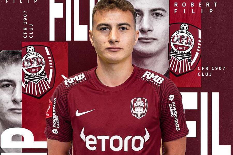 Robert Filip a ajuns la CFR Cluj