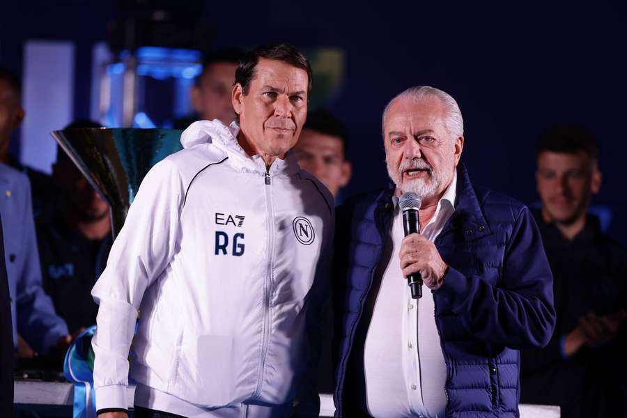 Rudi Garcia e De Laurentiis