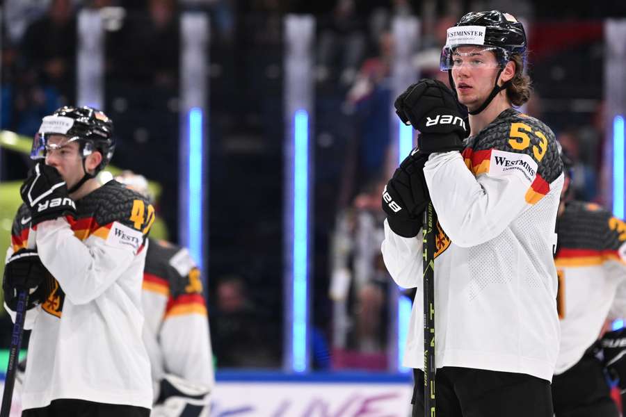 Die Deutschen um Youngster Moritz Seider (r.) mussten sich mit der Silbermedaille begnügen.