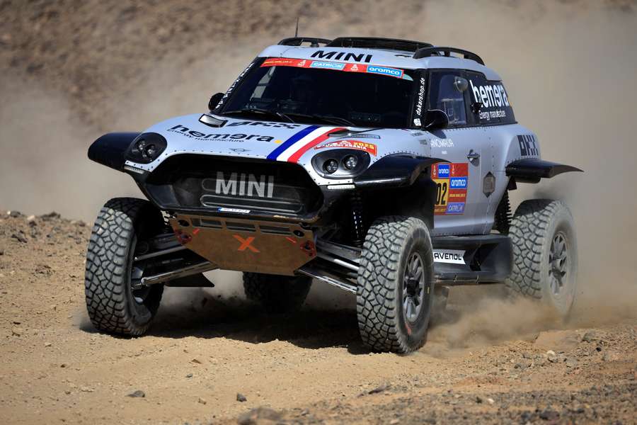 Guerlain Chicherit im Mini hat sich den Tagessieg beim Prolog der Rallye Dakar 2025 gesichert.