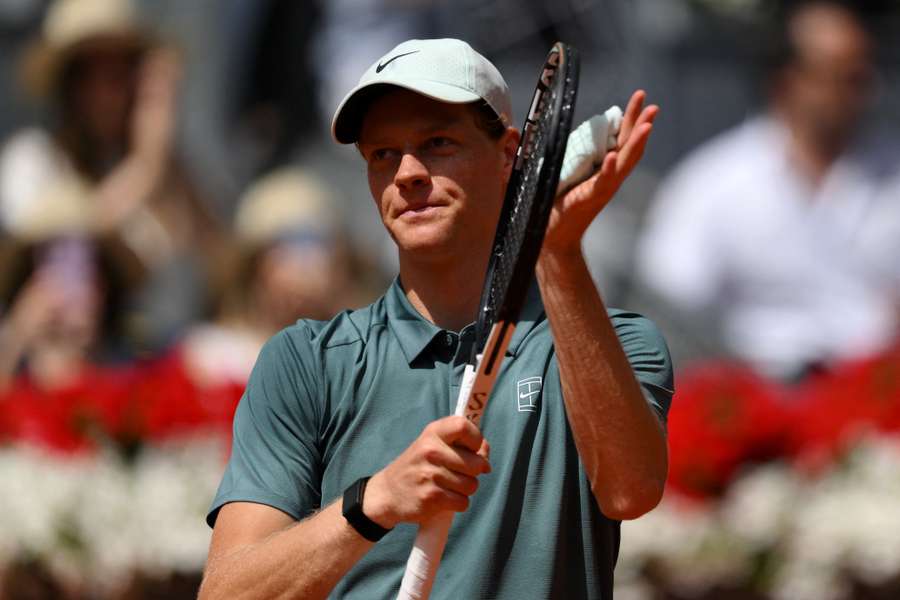 Sinner à Madrid ce mardi.