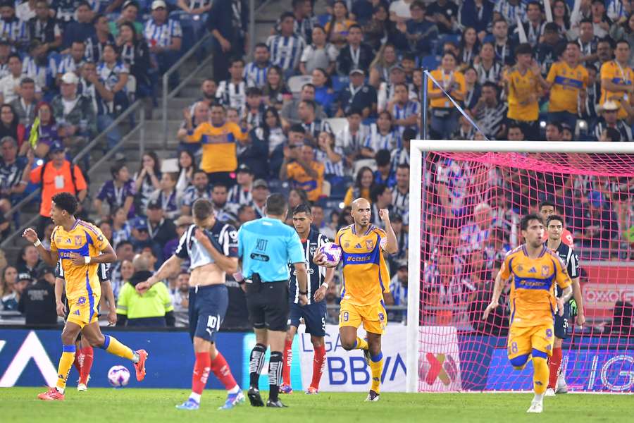 El partido acabó en triunfo del Monterrey.