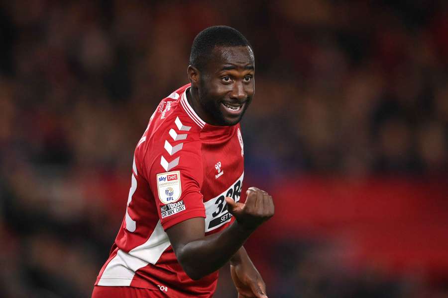 Sol Bamba avec Middlesbrough en octobre 2021.