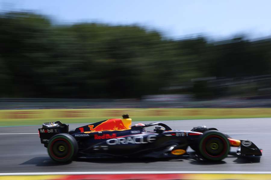 Max Verstappen nel corso delle qualifiche