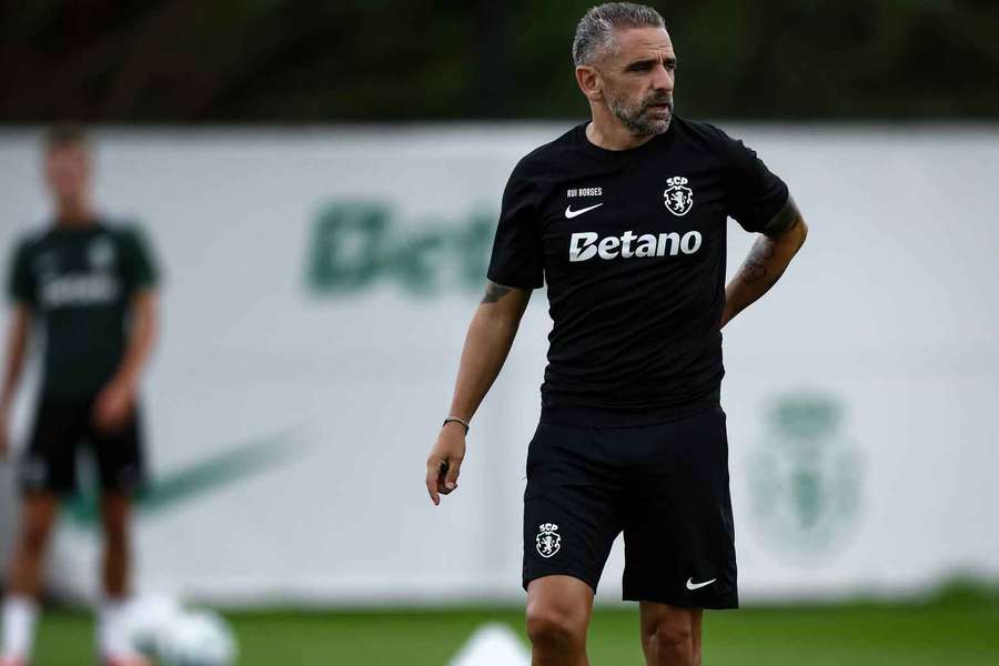 Rui Borges orientou sessão de treino Rui Borges orientou sessão de treino