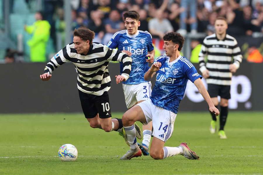 Jacobo Ramón, con el 14 en su pantalón