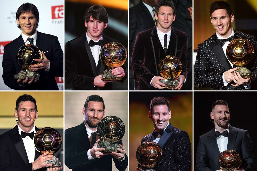 Messi dedica oitava Bola de Ouro a Diego Maradona