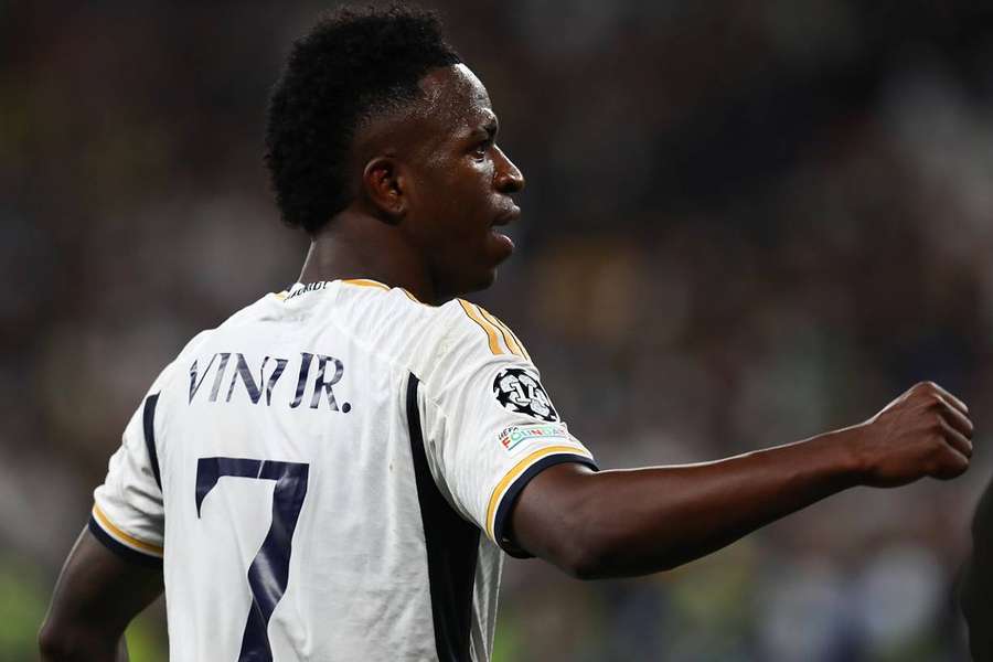 Vinicius Jr. lors de la finale de la Ligue des champions à Wembley. 