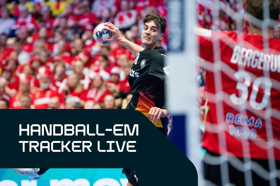 Julian Köster und Deutschland mit einem harten Kampf gegen Norwegen.