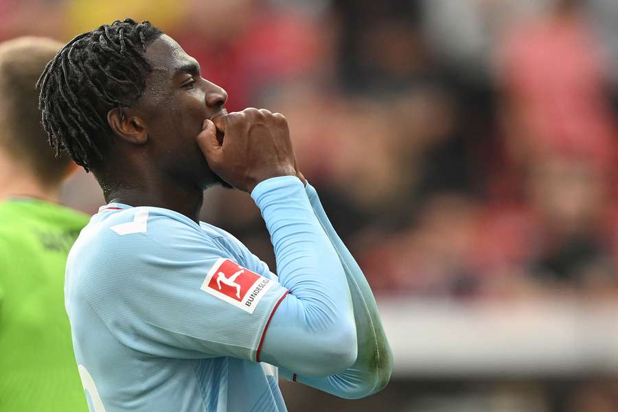Auch FC-Stürmer Faride Alidou konnte gegen Bayer Leverkusen keine Akzente setzen.