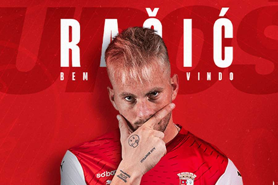 Racic oficializado em Braga