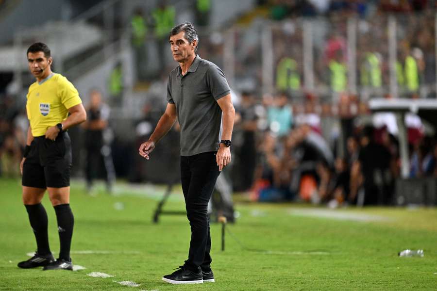 Óscar Ibáñez, en el partido contra Venezuela.