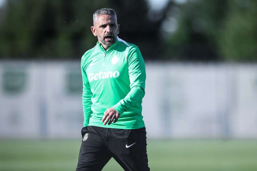 Rui Borges, treinador do Sporting