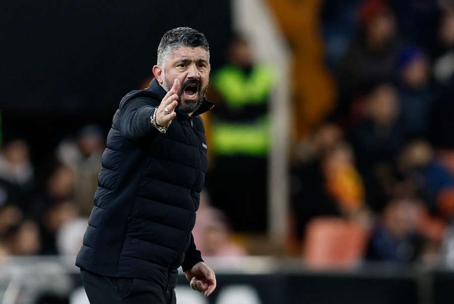 Gennaro Gattuso durante la sua avventura con il Valencia