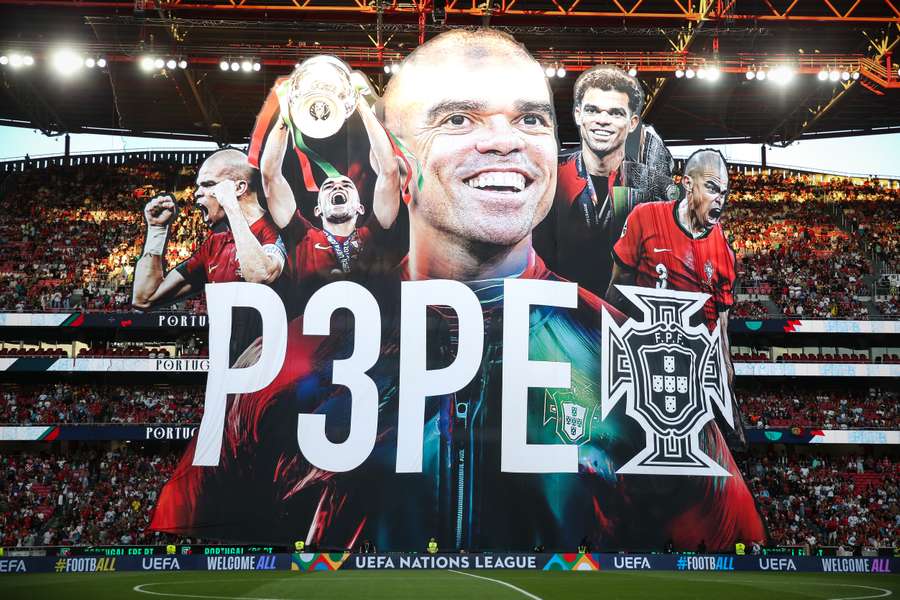 Pepe foi homenageado na quinta-feira