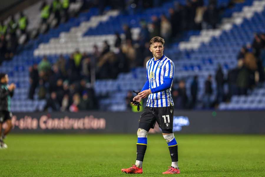 Josh Windass of Sheffield Wednesday during the EFL Sky Bet Championship match between Sheffield Wednesday and Millwall 