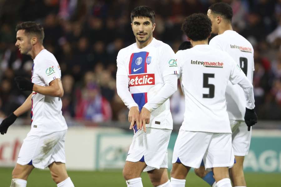 O PSG passou pelo Chateauroux na fase anterior da Copa da França