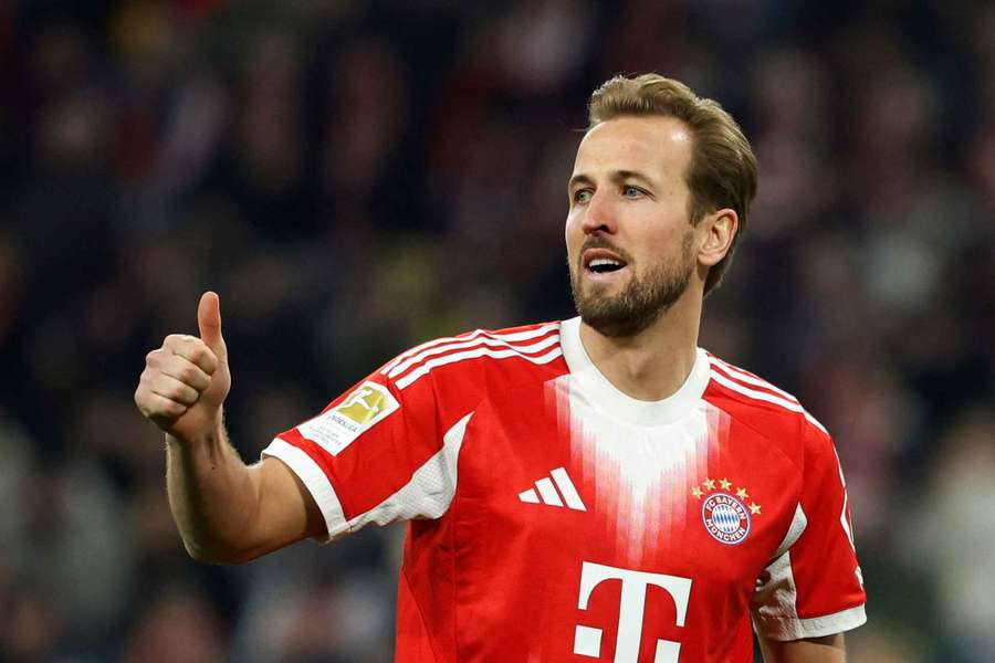 Harry Kane in action for Bayern Munich Harry Kane in action for Bayern Munich