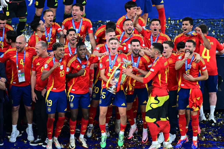 Spain won the European Championship for the fourth time in Germany