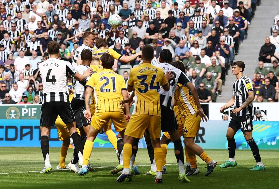 Dan Burn heads home for Newcastle