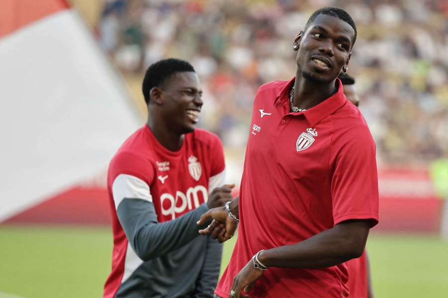 Pogba durante a pré-época, no início de agosto.