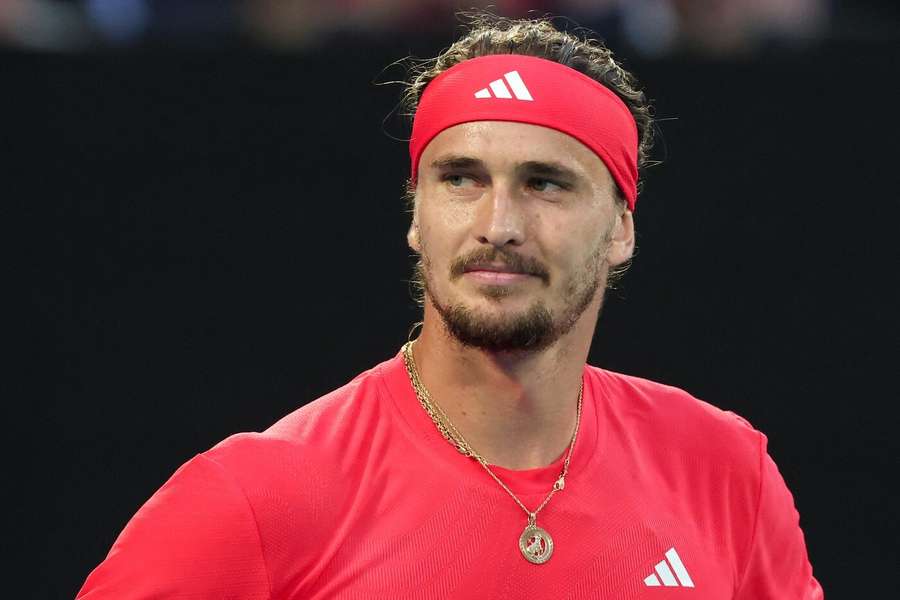 Ein ernüchterter Alexander Zverev nach der Finalniederlage in Melbourne.