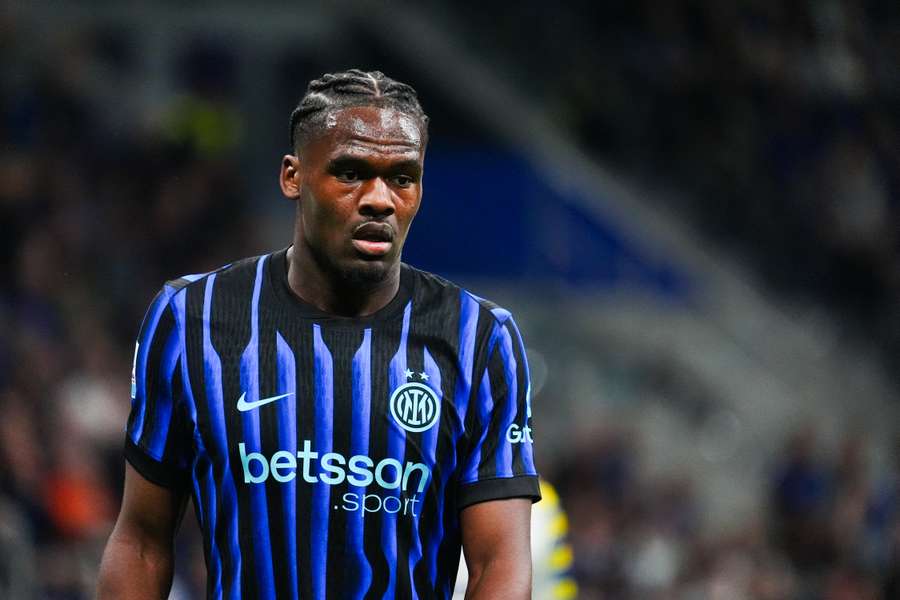 Ange-Yoan Bonny during the match between Inter and Parma