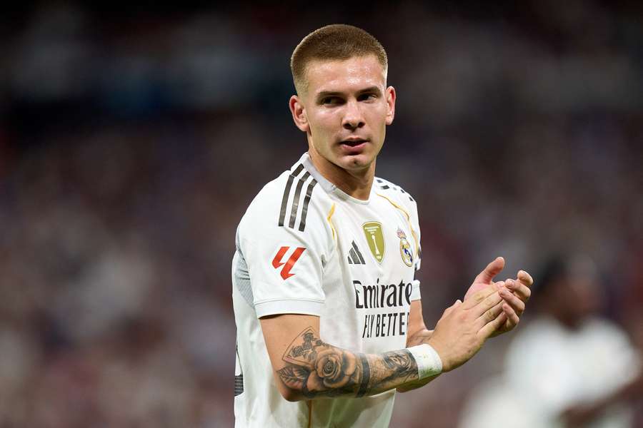 Mastantuono, con el Real Madrid