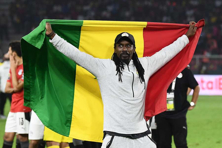 Aliou Cisse coached Senegal to the 2021 AFCON title