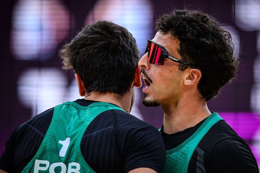 Pedrosa e Campos em representação de Portugal