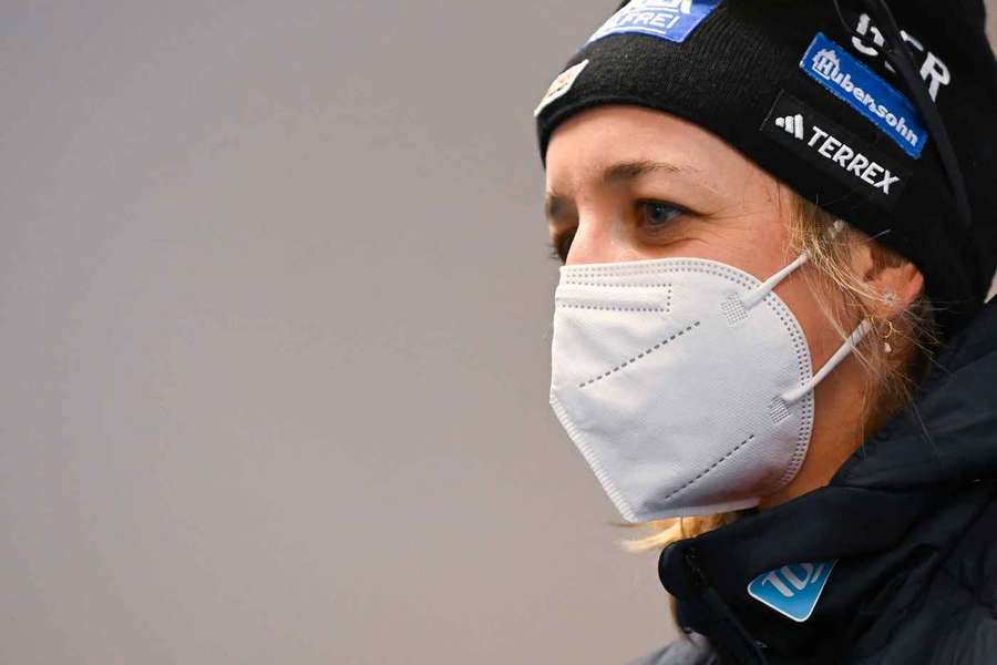 Preuß beim Pressetermin in der Chiemgau-Arena