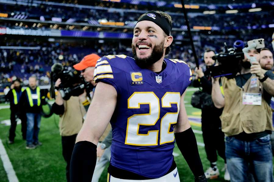 Vikings Harrison Smith smiling Vikings Harrison Smith smiling