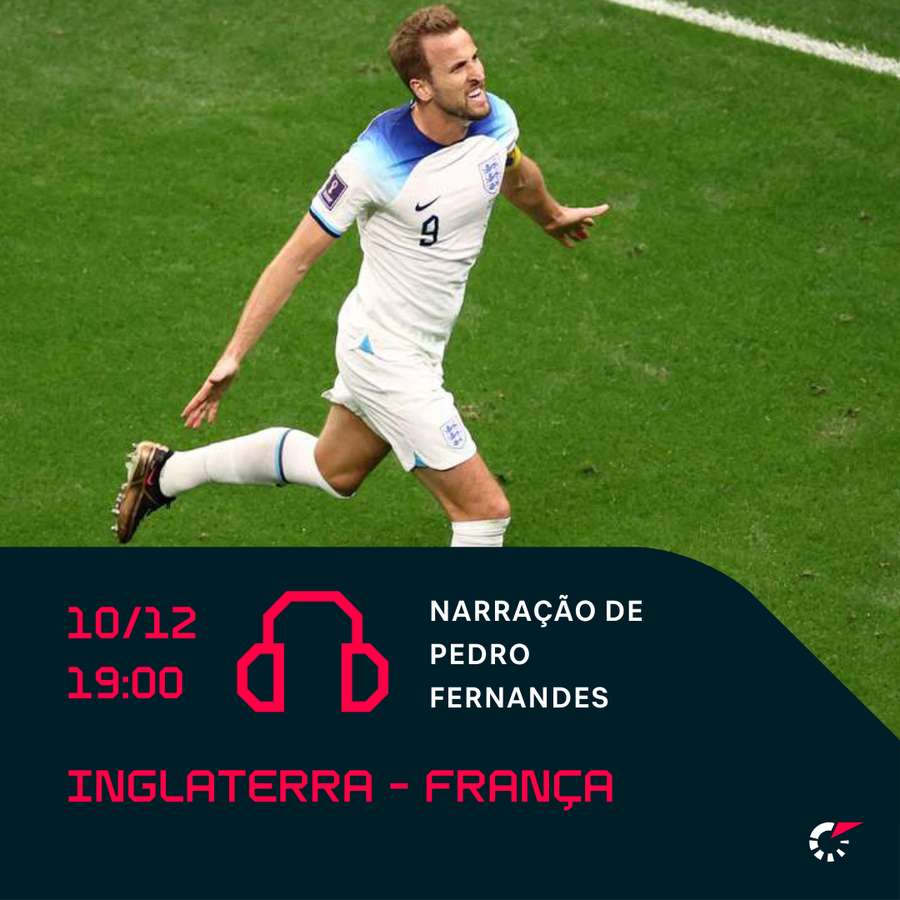 Inglaterra-França com relato no site e na app Inglaterra-França com relato no site e na app