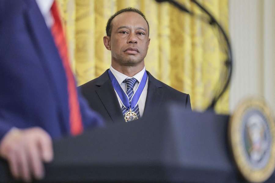 Tiger Woods zu Besuch im Weißen Haus (Februar 2025)