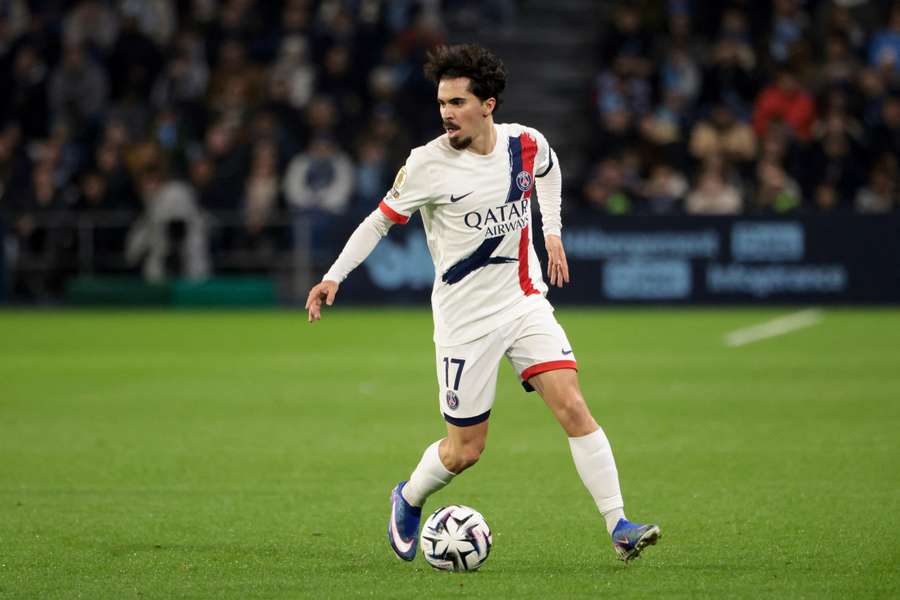 Vitinha avec le PSG.