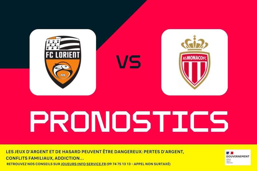 Lorient - Monaco : pronostics, meilleurs paris et cotes (Ligue 1) Lorient - Monaco : pronostics, meilleurs paris et cotes (Ligue 1)