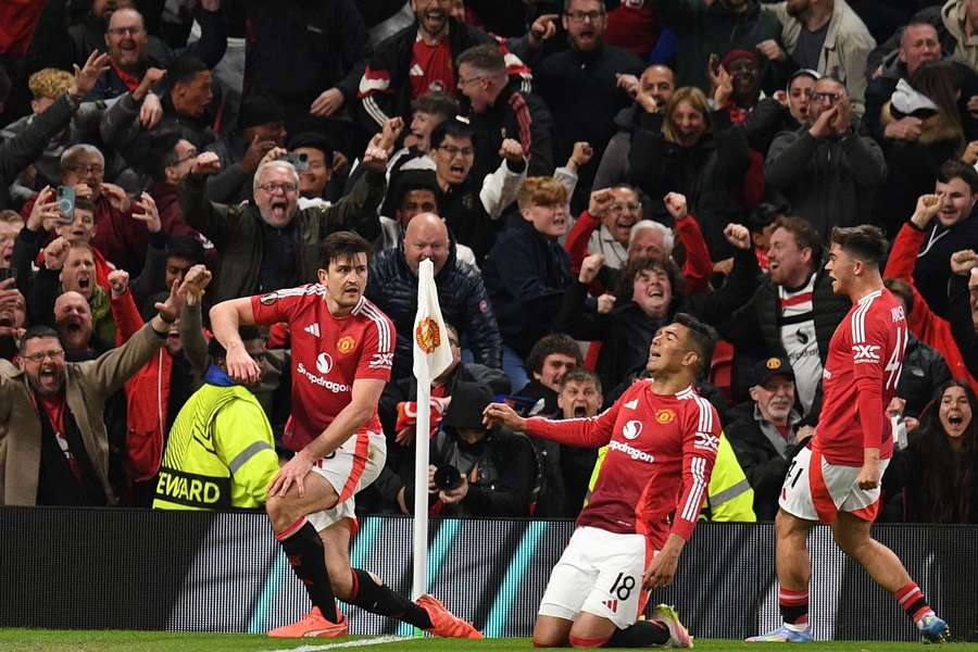 Maguire atirou United para as meias-finais da Liga Europa
