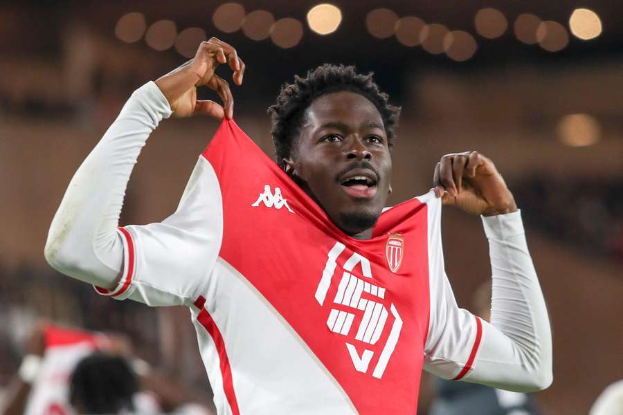 Magassa lors du match face au Benfica