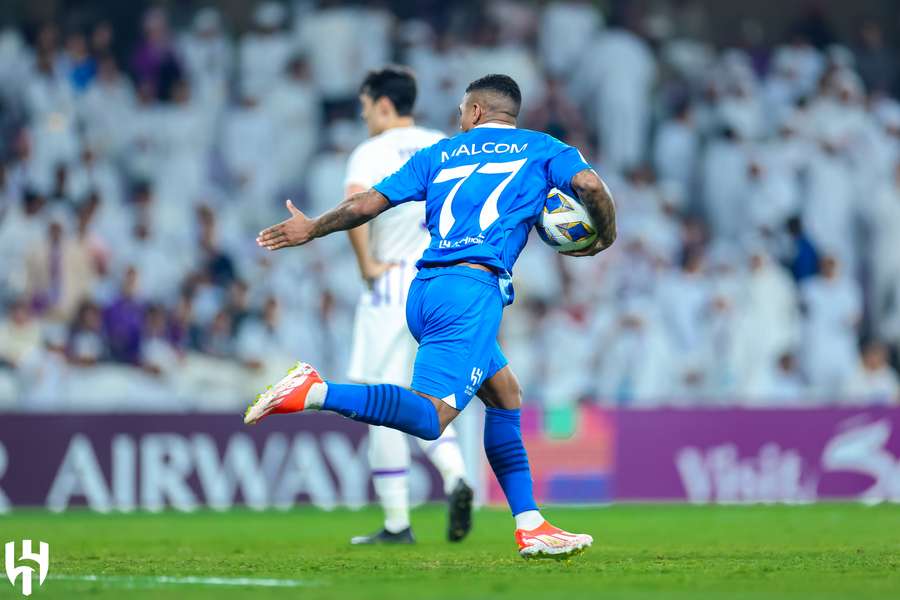 Malcom a marcat primul gol al lui Al-Hilal împotriva lui Al-Ain